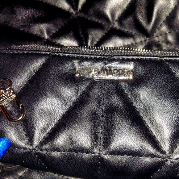 Steve Madden Large 2 piece quilted tote bag - Picture 2 of 8